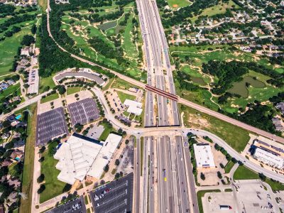  I-820 at Iron Horse Blvd. looking west