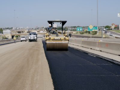 Paving on SH 183 between Industrial Blvd. (FM 157) and Westpark Way