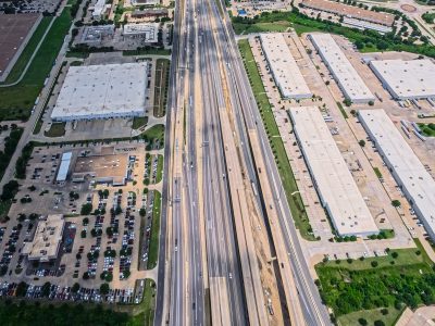 I-820 between I-35W and Riverside Dr. looking east