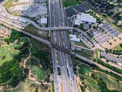 I-820 at Iron Horse Blvd. looking east
