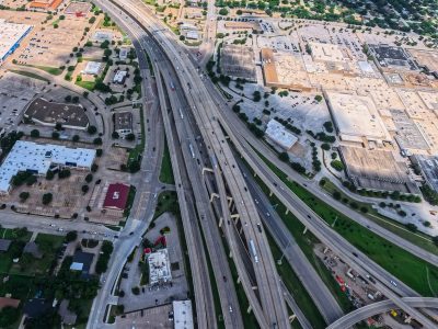 SH 121/183 at Bedford Euless Rd. looking east