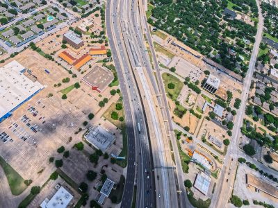 SH 121/183 at Bedford Euless Rd. looking east
