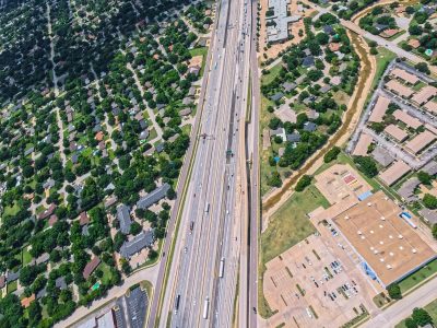 I-820 west of Texas Blvd. 26 looking west