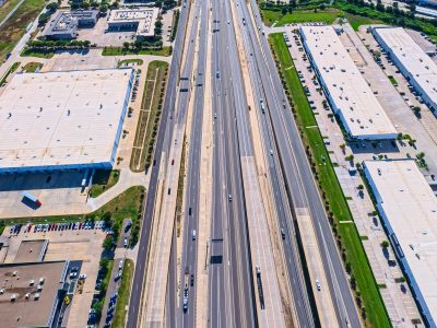 I-820 between I-35W and Riverside Dr. looking east