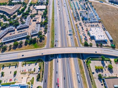 – I-820 at Riverside Dr. looking east