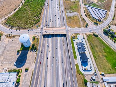 I-820 at Haltom Rd. looking east