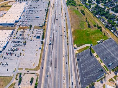 I-820 between Iron Horse Blvd. and Rufe Snow Dr. looking east