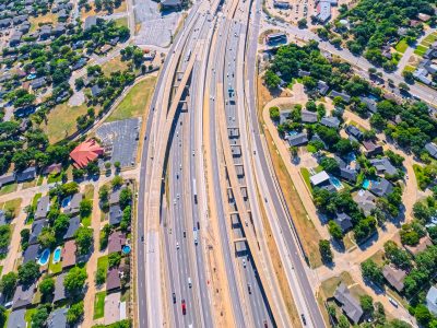 SH 121/183 between Brown Trail and Bedford Rd. looking east
