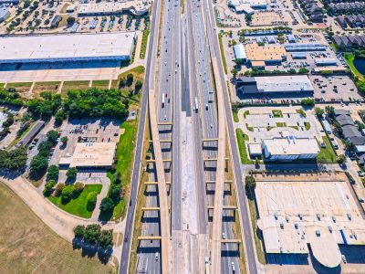 SH 183 between Westpark Way and Industrial Blvd. (FM 157) looking east