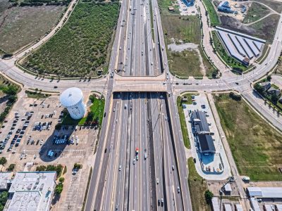I-820 at Haltom Rd. looking east
