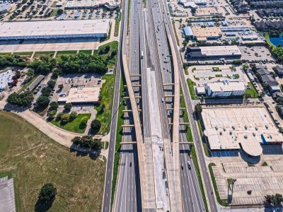 SH 183 between Westpark Way and Industrial Blvd. (FM 157) looking east