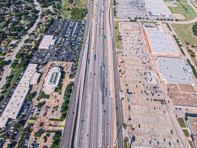 I-820 just west of Rufe Snow Dr. looking west