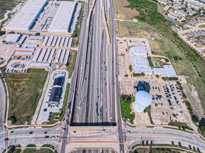I-820 at Haltom Rd. looking west