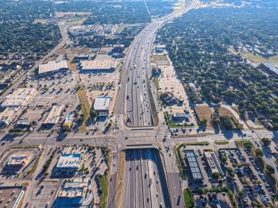 I-820 at Rufe Snow Dr. looking east