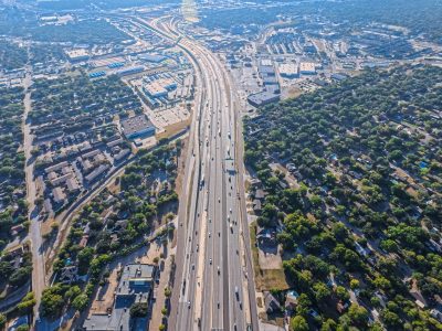 I-820 between Holiday Ln. and Texas Blvd. 26 looking east