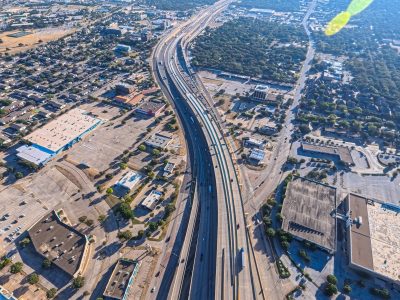 SH 121/183 at Bedford Euless Rd. looking east