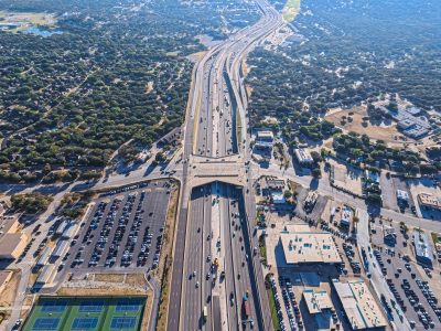 SH 121/183 at Brown Trail looking east