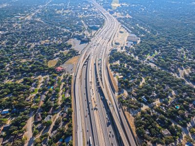 SH 121/183 between Brown Trail and Bedford Rd. looking east