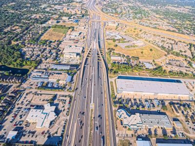 SH 183 between Westpark Way and Industrial Blvd. (FM 157) looking west