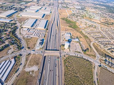 I-820 at Haltom Rd. looking west