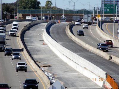 SH 121/183 between Norwood Dr. and Hurstview Dr. 