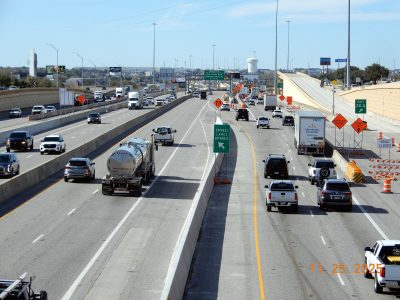 I-820 between Rufe Snow Dr. and Iron Horse Blvd. 