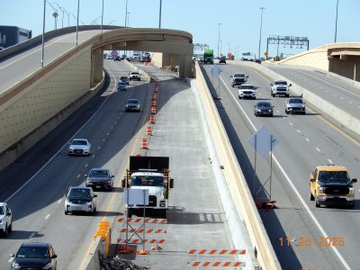 I-820 between Haltom Rd. and Beach St. 