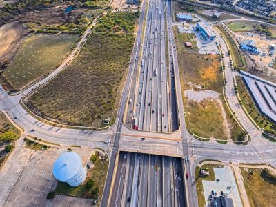 I-820 at Haltom Rd. looking east