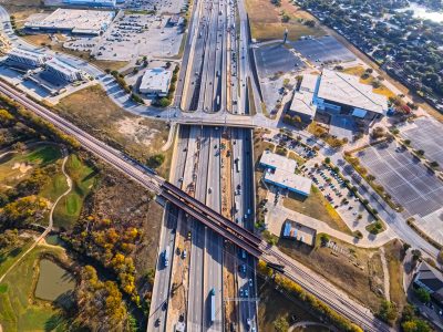I-820 at Iron Horse Blvd. looking east