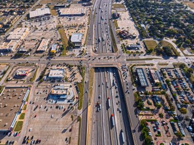 I-820 at Rufe Snow Dr. looking east