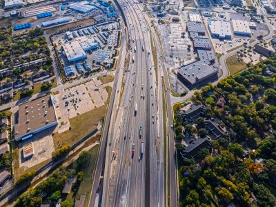 I-820 between Holiday Ln. and Texas Blvd. 26 looking east