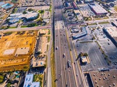 SH 183 between Westpark Way and Industrial Blvd. (FM 157) looking east