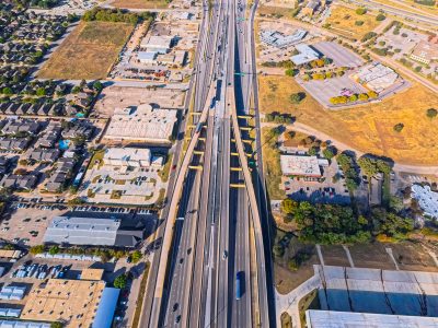 SH 183 between Westpark Way and Industrial Blvd. (FM 157) looking west