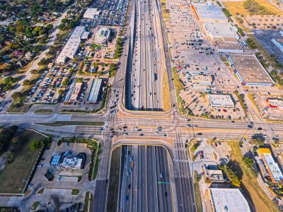 I-820 at Rufe Snow Dr. looking west