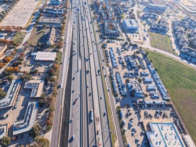 I-820 at Riverside Dr. looking east