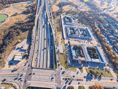 I-820 at Denton Hwy. 377 looking east