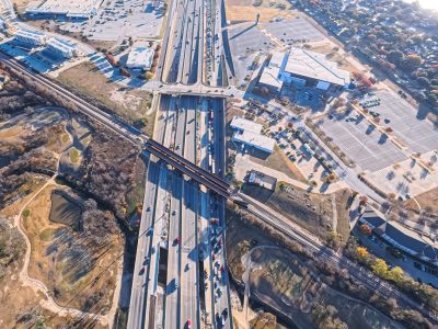 I-820 at Iron Horse Blvd. looking east
