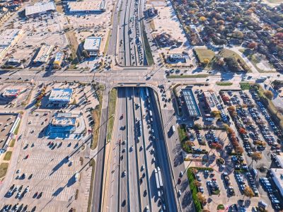I-820 at Rufe Snow Dr. looking east