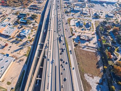 SH121/183 at Precinct Line Rd. looking east