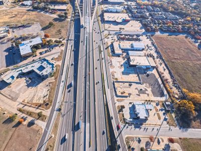 SH 183 between Westpark Way and Industrial Blvd. (FM 157) looking east