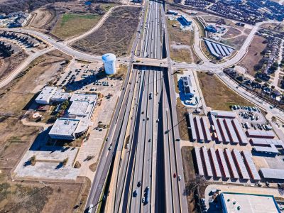 I-820 at Haltom Rd. looking east