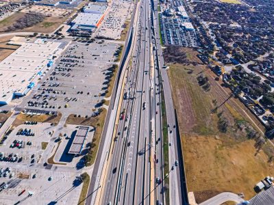 I-820 between Iron Horse Blvd. and Rufe Snow Dr. looking east