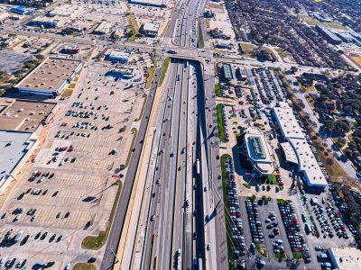 I-820 between Iron Horse Blvd. and Rufe Snow Dr. looking east