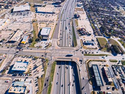 I-820 at Rufe Snow Dr. looking east