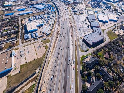 I-820 between Holiday Ln. and Texas Blvd. 26 looking east
