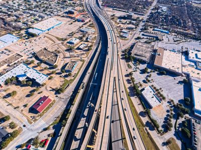 SH 121/183 at Bedford Euless Rd. looking east 