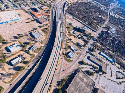 SH 121/183 at Bedford Euless Rd. looking east