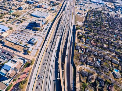 SH 121/183 between Bedford Euless Rd. and Precinct Line Rd. looking east 