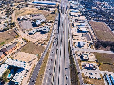 SH 183 between Westpark Way and Industrial Blvd. (FM 157) looking east 