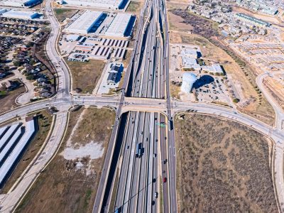 I-820 at Haltom Rd. looking west